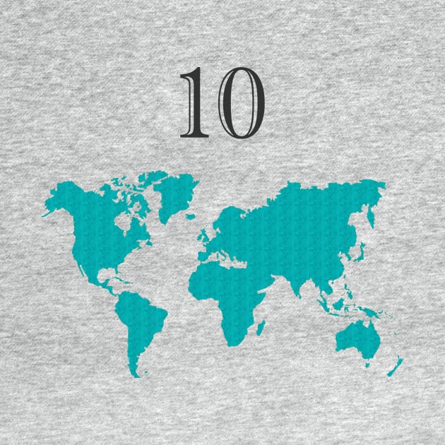 My Number 10 & The World by Tee My Way